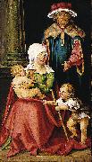 Mary Salome and Zebedee with their Sons James the Greater and John the Evangelist